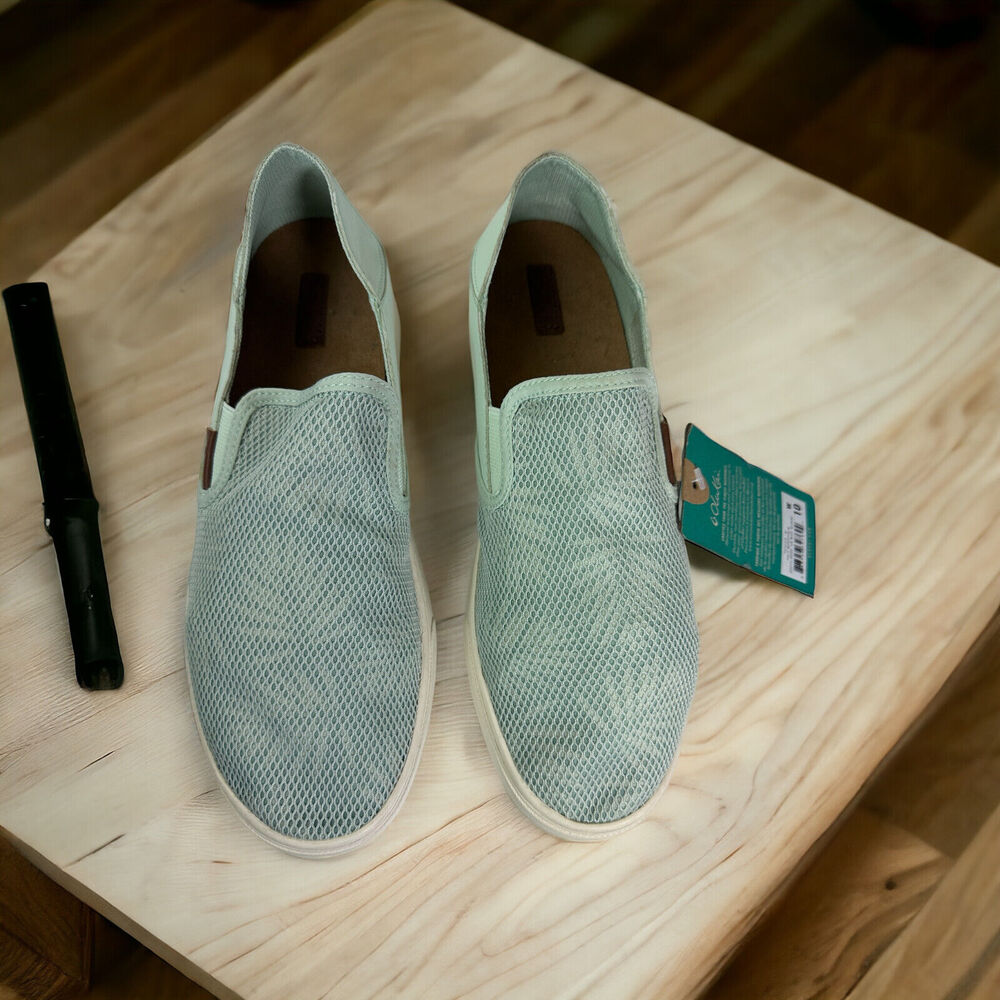 Olukai Pehuea Slip On Mesh Sneakers 20271-3GER Drop in Heel Shoes Womens Size 10 - Picture 2 of 16